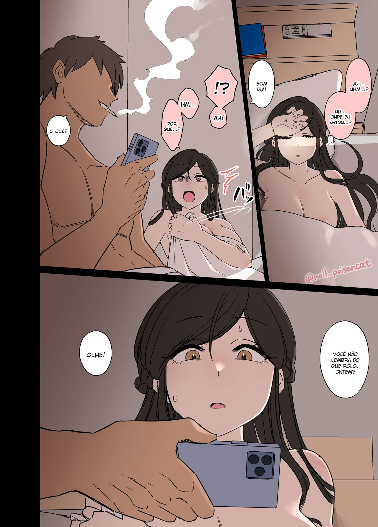 [Dokuneko Noil] Yotta Daigaku no Kouhai o Turekonde Warui Koto o Suru Hanashi | Uma história sobre levar uma caloura da faculdade bêbada pra casa e fazer coisas ruins com ela [Portuguese-BR] [Legoshi] 图片编号 7