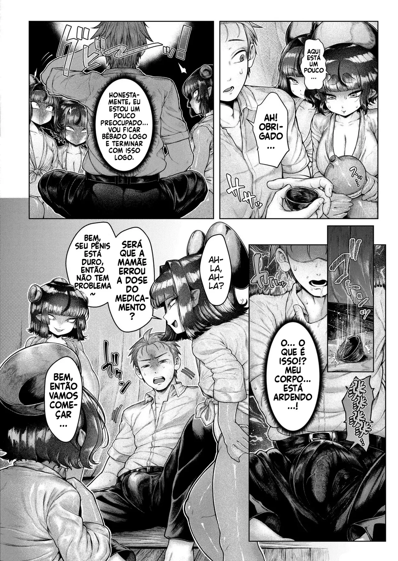 [Ujihara Shitone] Shin - Kappa Mura | Soaking - Kappa Village (COMIC Kaien VOL.17) [Portuguese-BR] [Bocchi Tradução] [Digital] Bildnummer 10