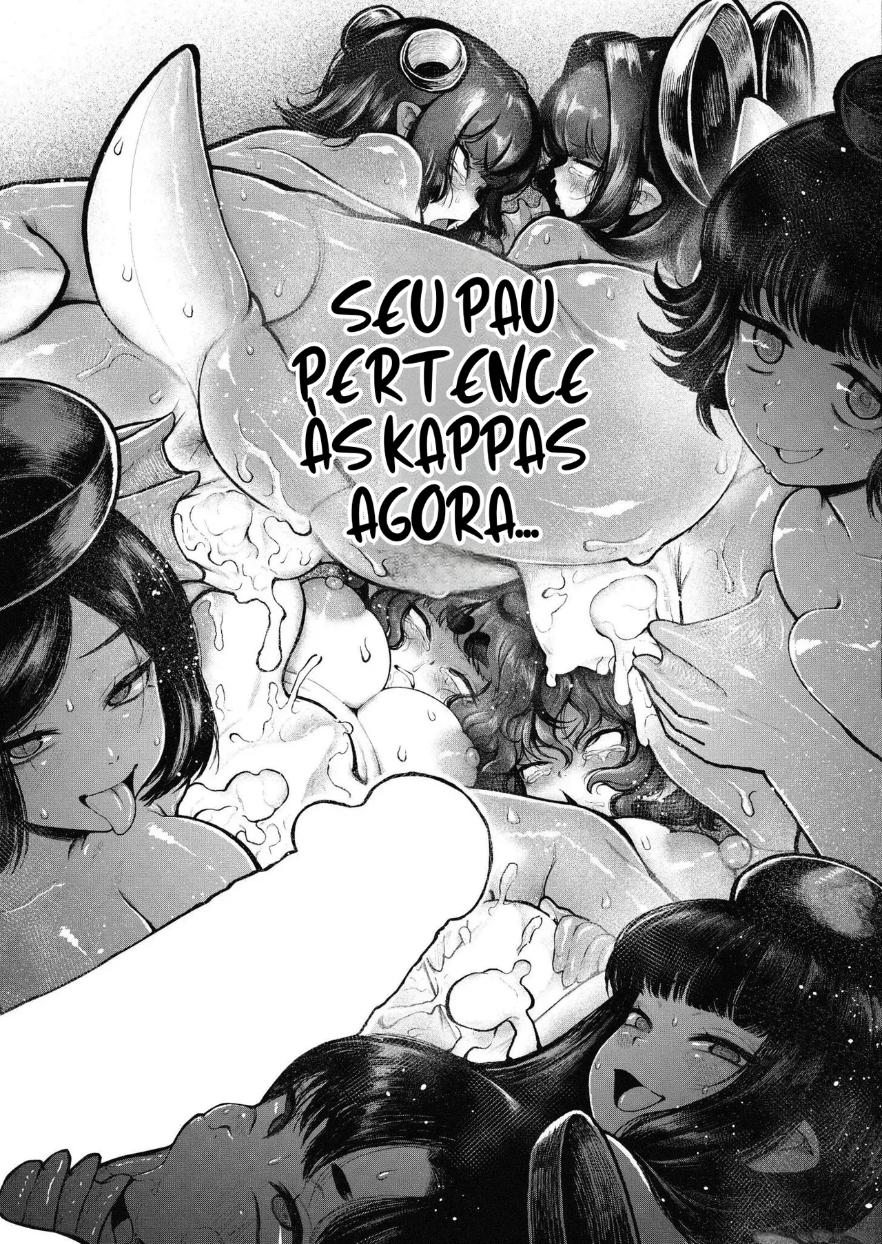 [Ujihara Shitone] Shin - Kappa Mura | Soaking - Kappa Village (COMIC Kaien VOL.17) [Portuguese-BR] [Bocchi Tradução] [Digital] Bildnummer 29