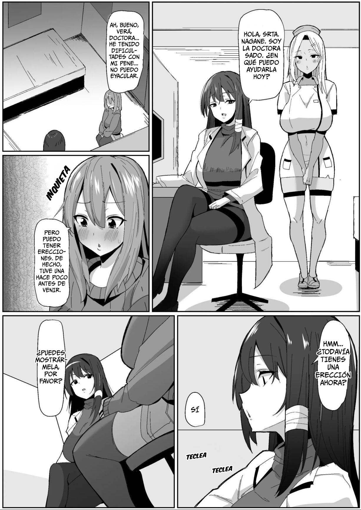 [COSCOteikoku (sella)] Moshimo Futanari wa Bokki Shitara Shasei suru no ga Atarimae no Sekai dattara ~Clinic Hen~｜Y Si una Futanari Tuviera que Eyacular Cada Vez que se Empalma ~Edición Clínica~ [Spanish] [ZeriiFawny Scan] [Digital] 图片编号 11