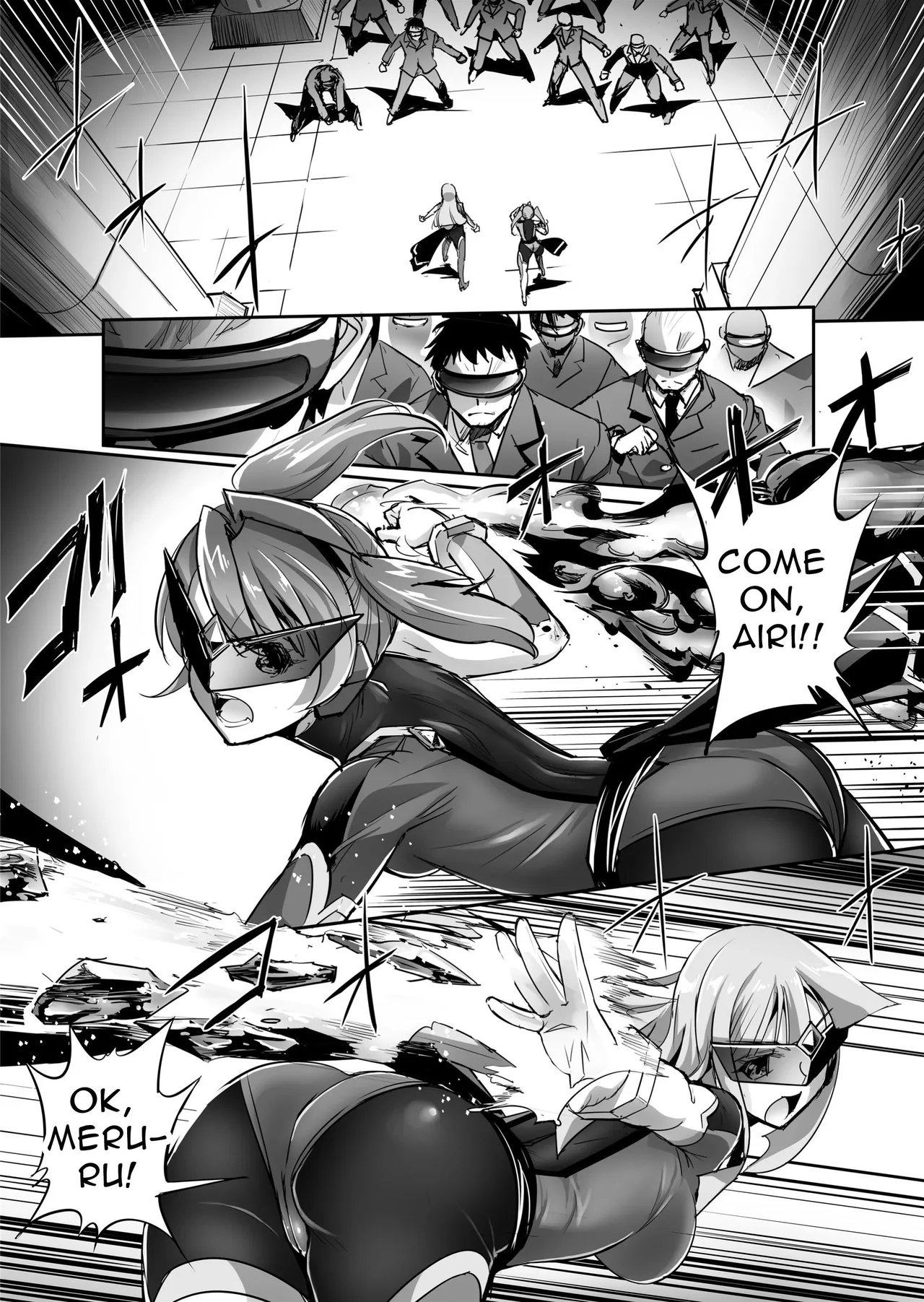 [No Future (Hashioto Ranki, SASAYUKi)] FlameFrost Duo TWIN CURELY ~Yuri Heroines Defeated By Dicks~ 1+2 [English] (DLsite Translation) [Digital] numero di immagine  3