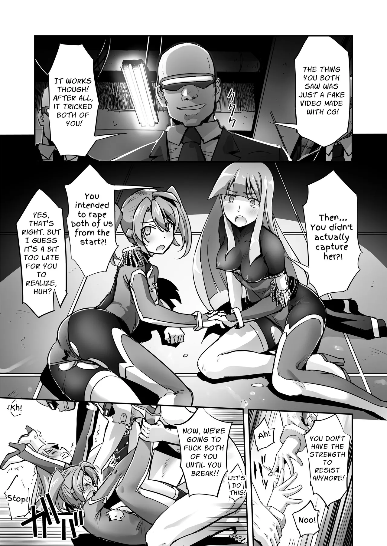 [No Future (Hashioto Ranki, SASAYUKi)] FlameFrost Duo TWIN CURELY ~Yuri Heroines Defeated By Dicks~ 1+2 [English] (DLsite Translation) [Digital] numero di immagine  48