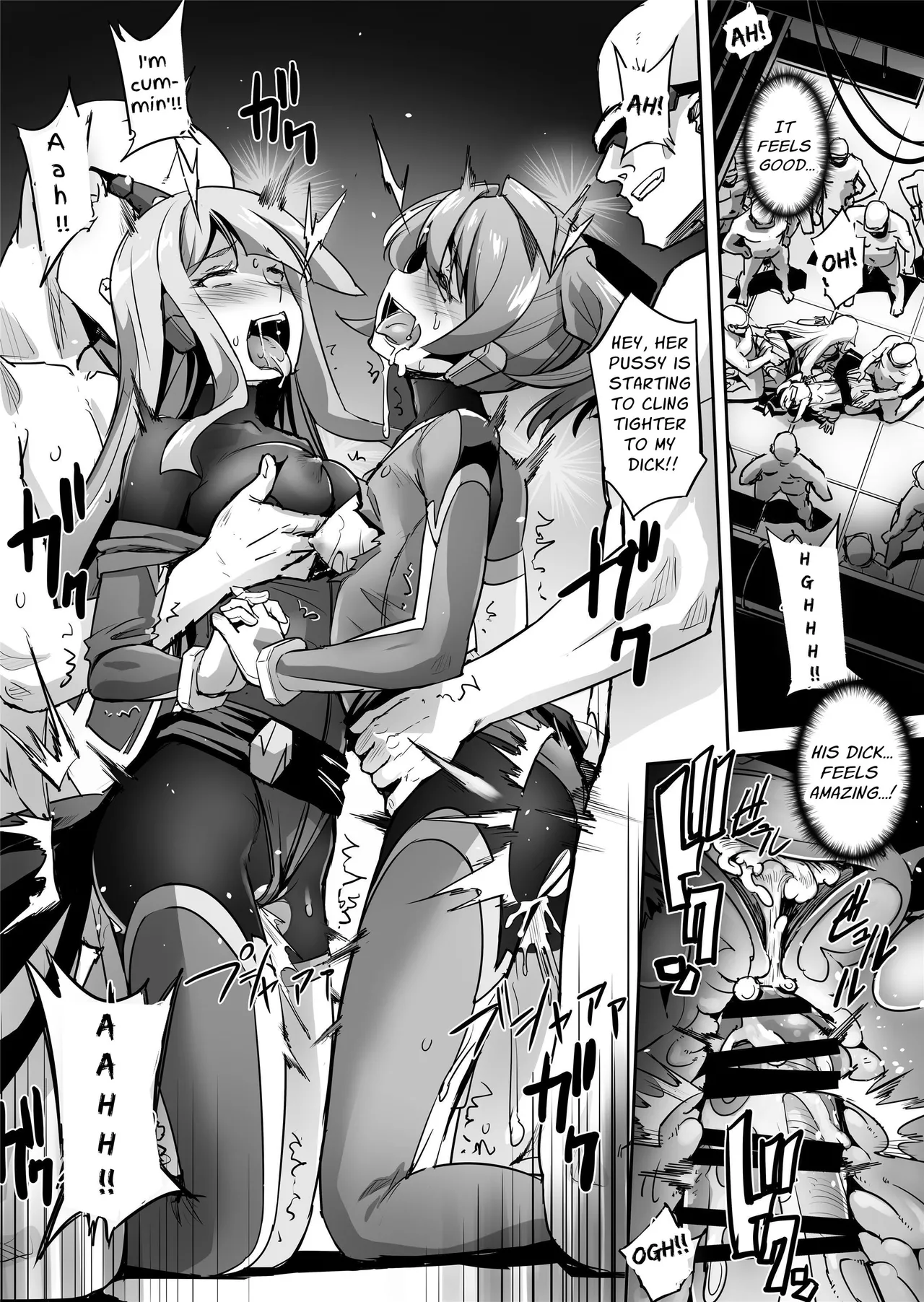 [No Future (Hashioto Ranki, SASAYUKi)] FlameFrost Duo TWIN CURELY ~Yuri Heroines Defeated By Dicks~ 1+2 [English] (DLsite Translation) [Digital] numero di immagine  52