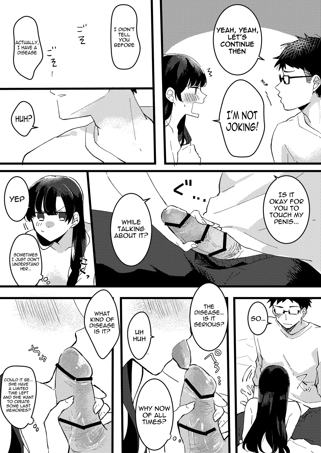 [Seijin] Kanojo ni Gomu Shinakuteiiyo to Iwareta | She told me it's okay not to use a condom [English] [meganekun_tl] [Digital] imagen número 4