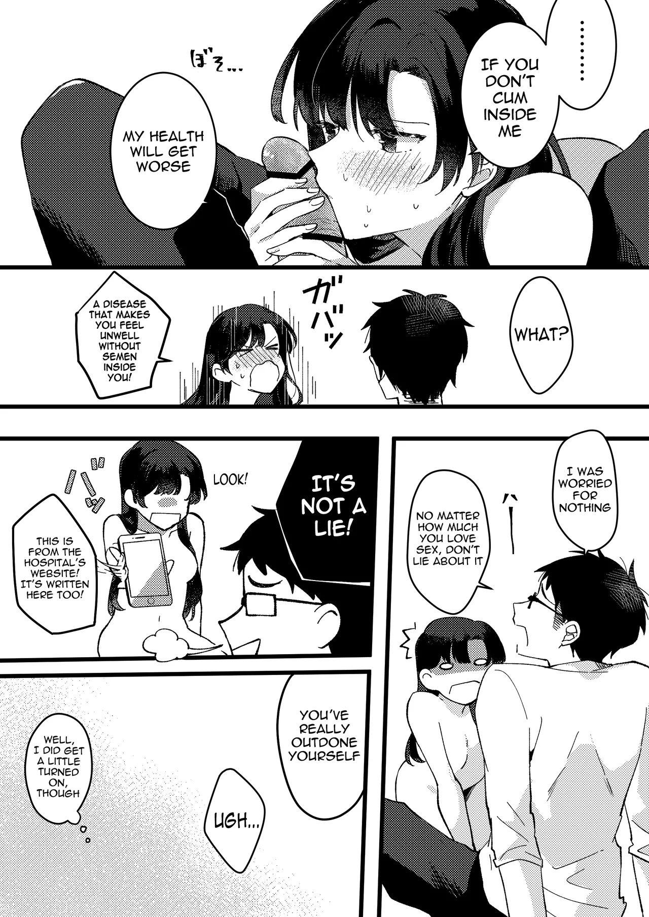 [Seijin] Kanojo ni Gomu Shinakuteiiyo to Iwareta | She told me it's okay not to use a condom [English] [meganekun_tl] [Digital] imagen número 5