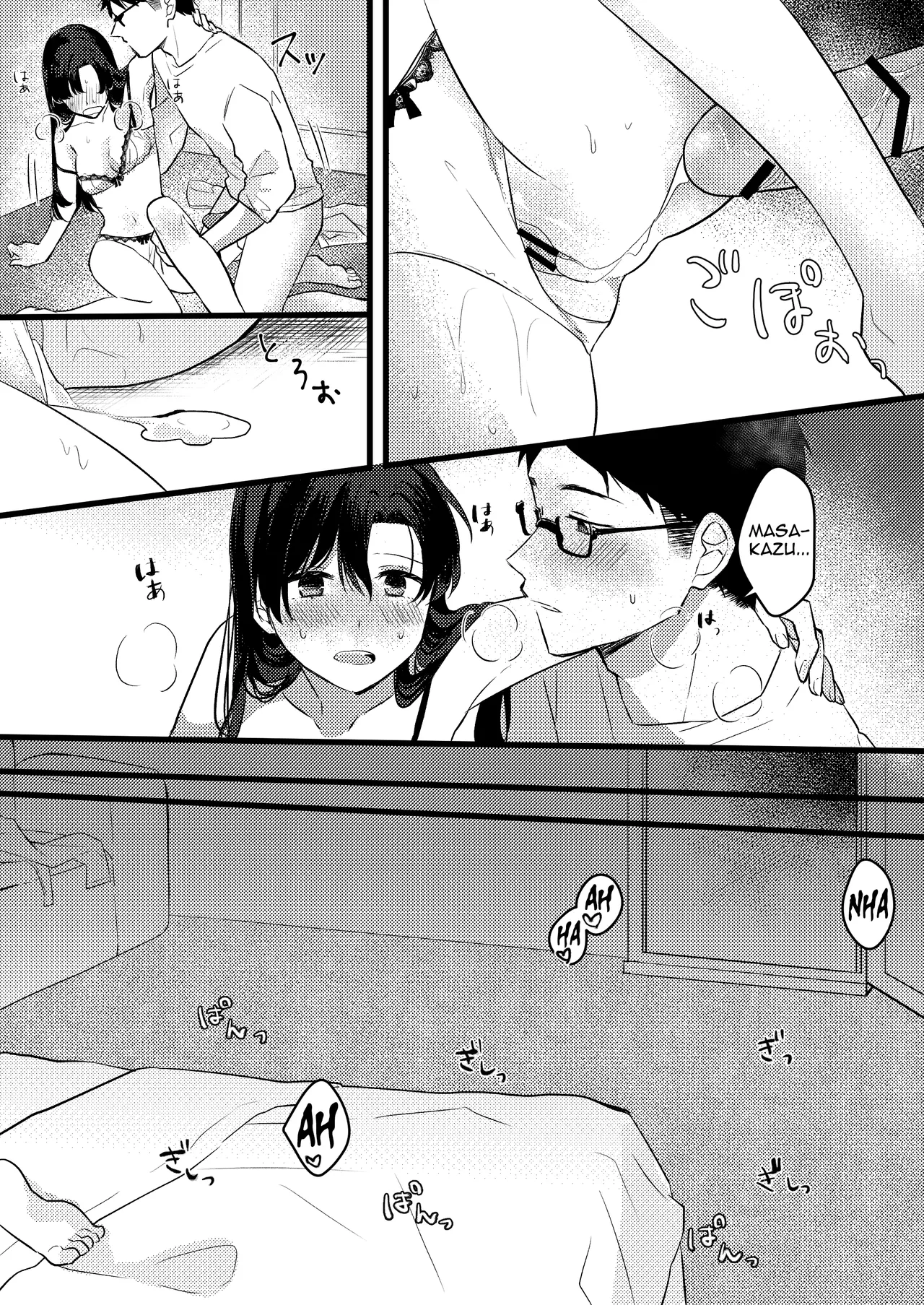 [Seijin] Kanojo ni Gomu Shinakuteiiyo to Iwareta | She told me it's okay not to use a condom [English] [meganekun_tl] [Digital] imagen número 19