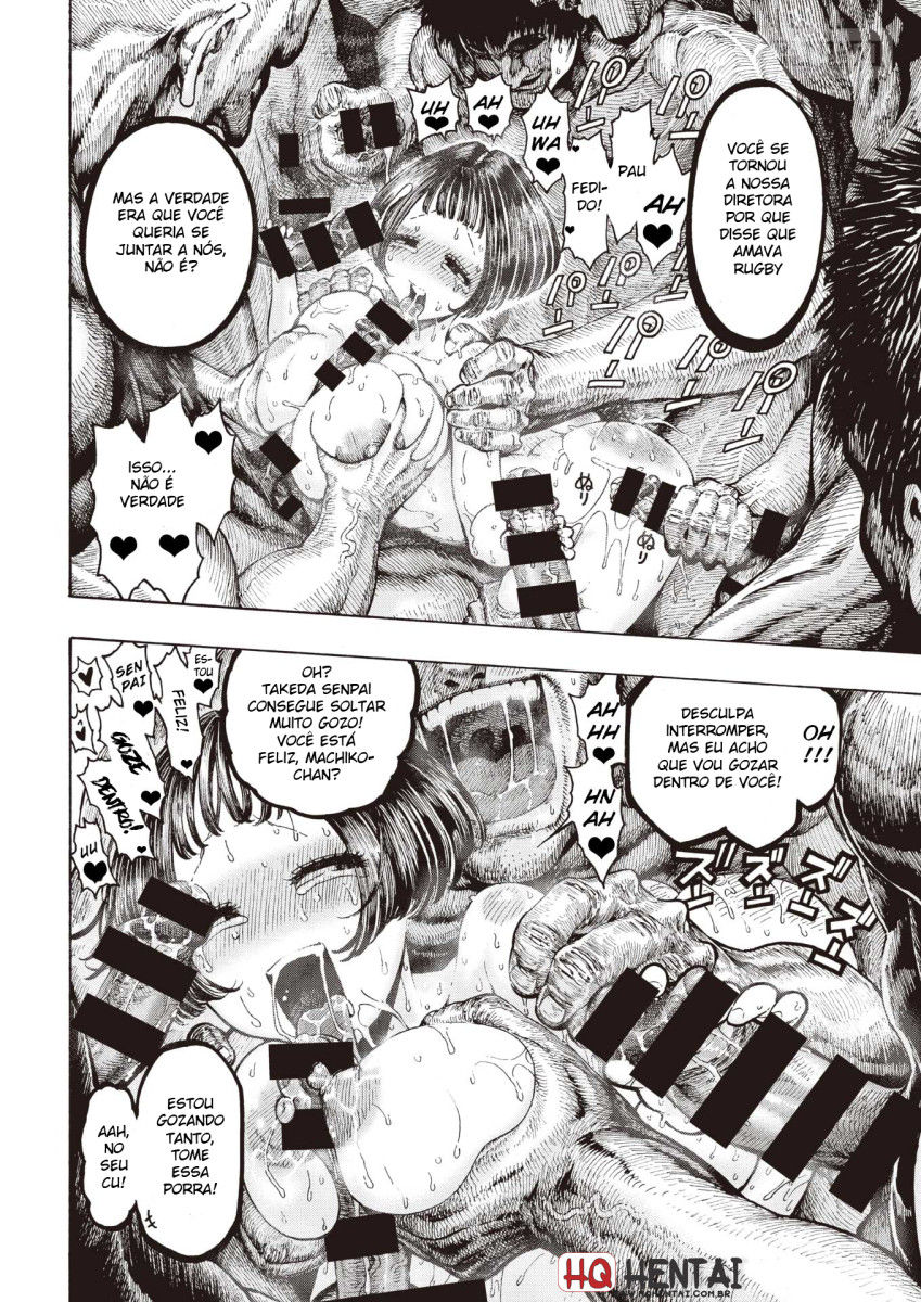 [Hirune] Uraniwa Daigaku Rugby-bu | University Backyard Rugby Club (COMIC Kairakuten 2020-02) [Portuguese-BR] [digital] 图片编号 14