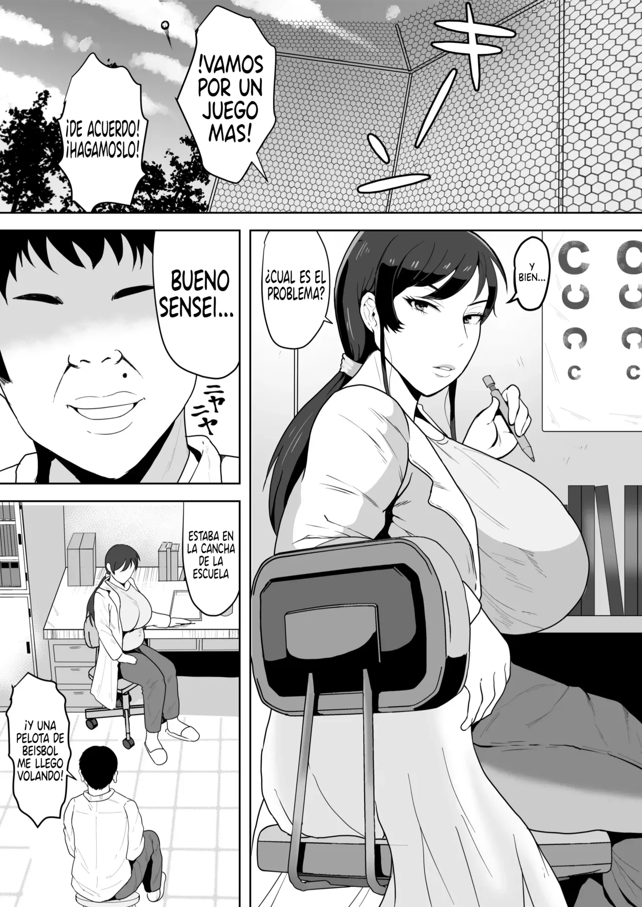 [NF-Freak (Si-man)] Hoken no Sensei Shinobu, 37 Sai, K-Cup ~Sei ni Mezameta Toshima no Mesu~｜Shinobu-sensei, Enfermera Escolar de 37 Años, Copa K ~Una Madurita que Despertó su Sexualidad~ [Spanish] [El naranjas = Mr.Naranjas] image number 2