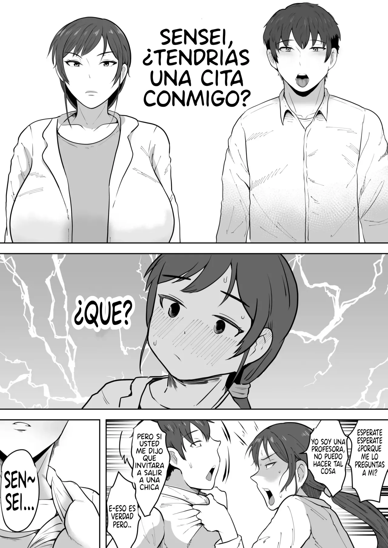 [NF-Freak (Si-man)] Hoken no Sensei Shinobu, 37 Sai, K-Cup ~Sei ni Mezameta Toshima no Mesu~｜Shinobu-sensei, Enfermera Escolar de 37 Años, Copa K ~Una Madurita que Despertó su Sexualidad~ [Spanish] [El naranjas = Mr.Naranjas] image number 8