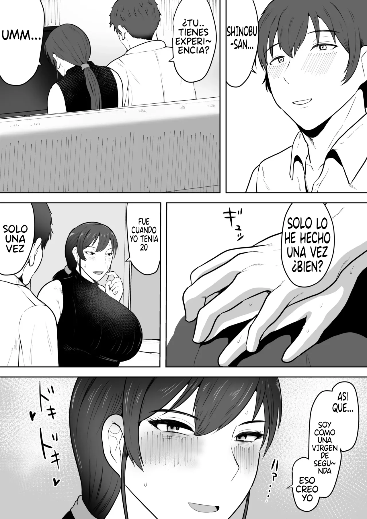 [NF-Freak (Si-man)] Hoken no Sensei Shinobu, 37 Sai, K-Cup ~Sei ni Mezameta Toshima no Mesu~｜Shinobu-sensei, Enfermera Escolar de 37 Años, Copa K ~Una Madurita que Despertó su Sexualidad~ [Spanish] [El naranjas = Mr.Naranjas] image number 16