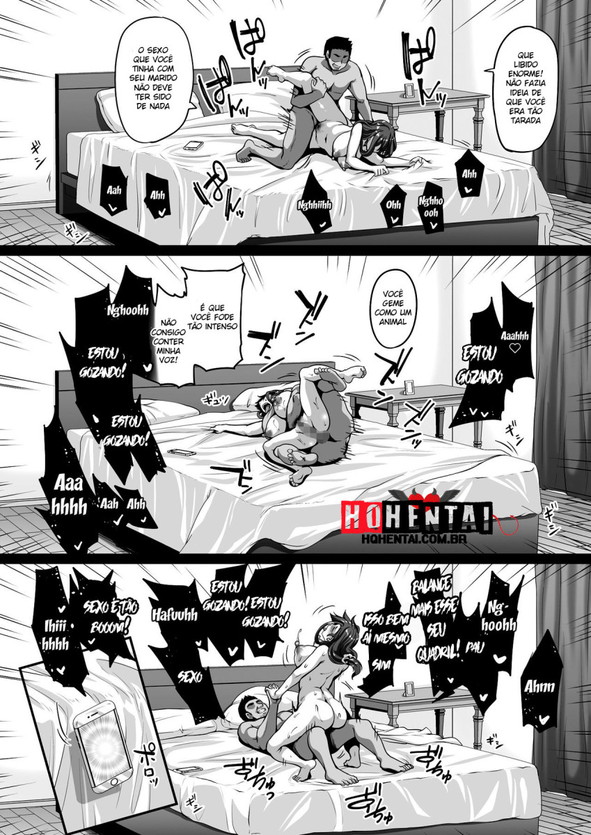 [Buppa Studio (Kazuhiro)] Otonari no Hitozuma o Joushiki Kaihen Appli de Hame Houdai! [Portuguese-BR] image number 21