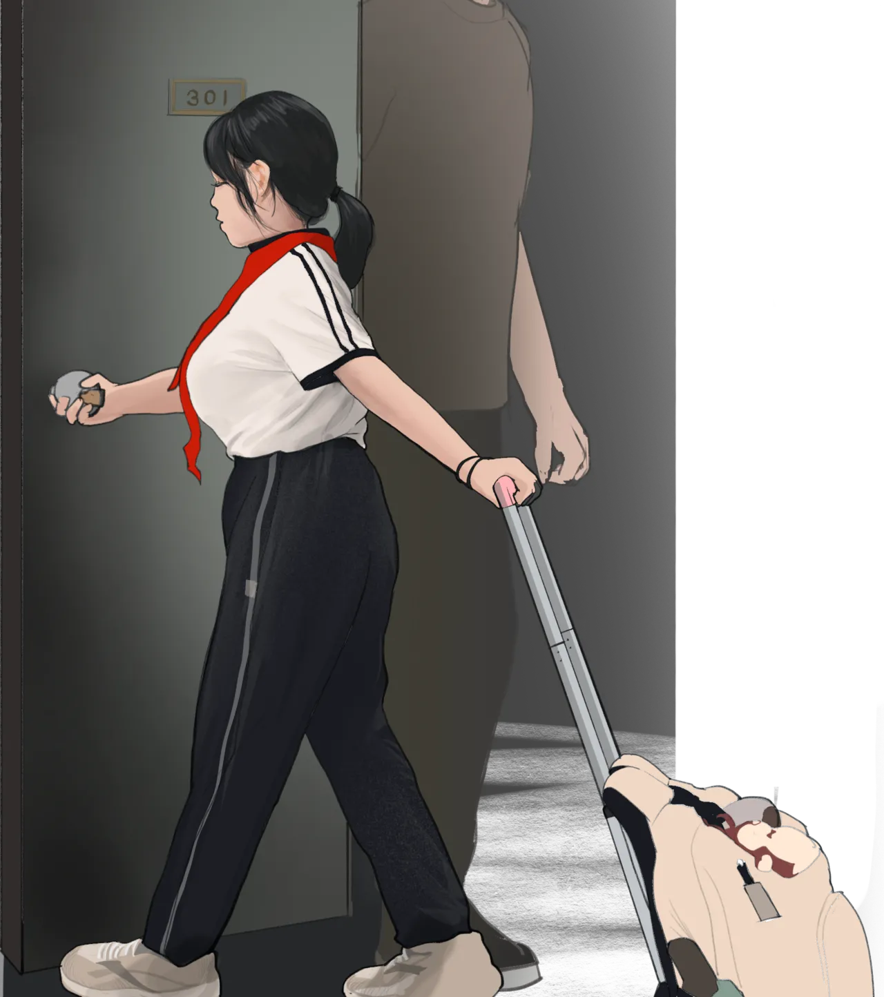 [JCcolle] Hitori de Gekou-chuu no Kyonyuu JS6 Bildnummer 5