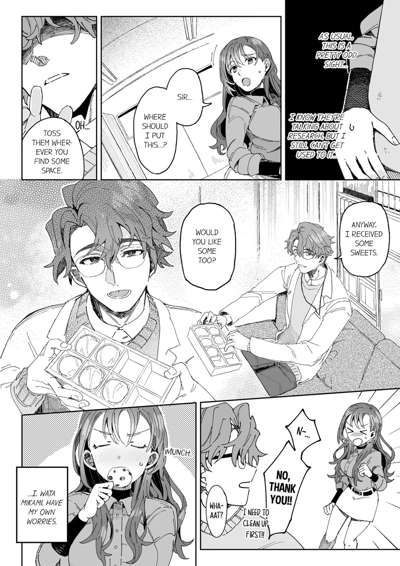 [Otsui Mikage (Otomeshi Mikage)] Kenkyuu Naiyou wa Seikan Kaihatsu!? ~Wata-chan wa Kyouju no H na Jikkendai~ | Researching Sexual Development!? -Wata Becomes Her Professor's Test Subject for Sex- Chapter 1-8 [English] 3eme image
