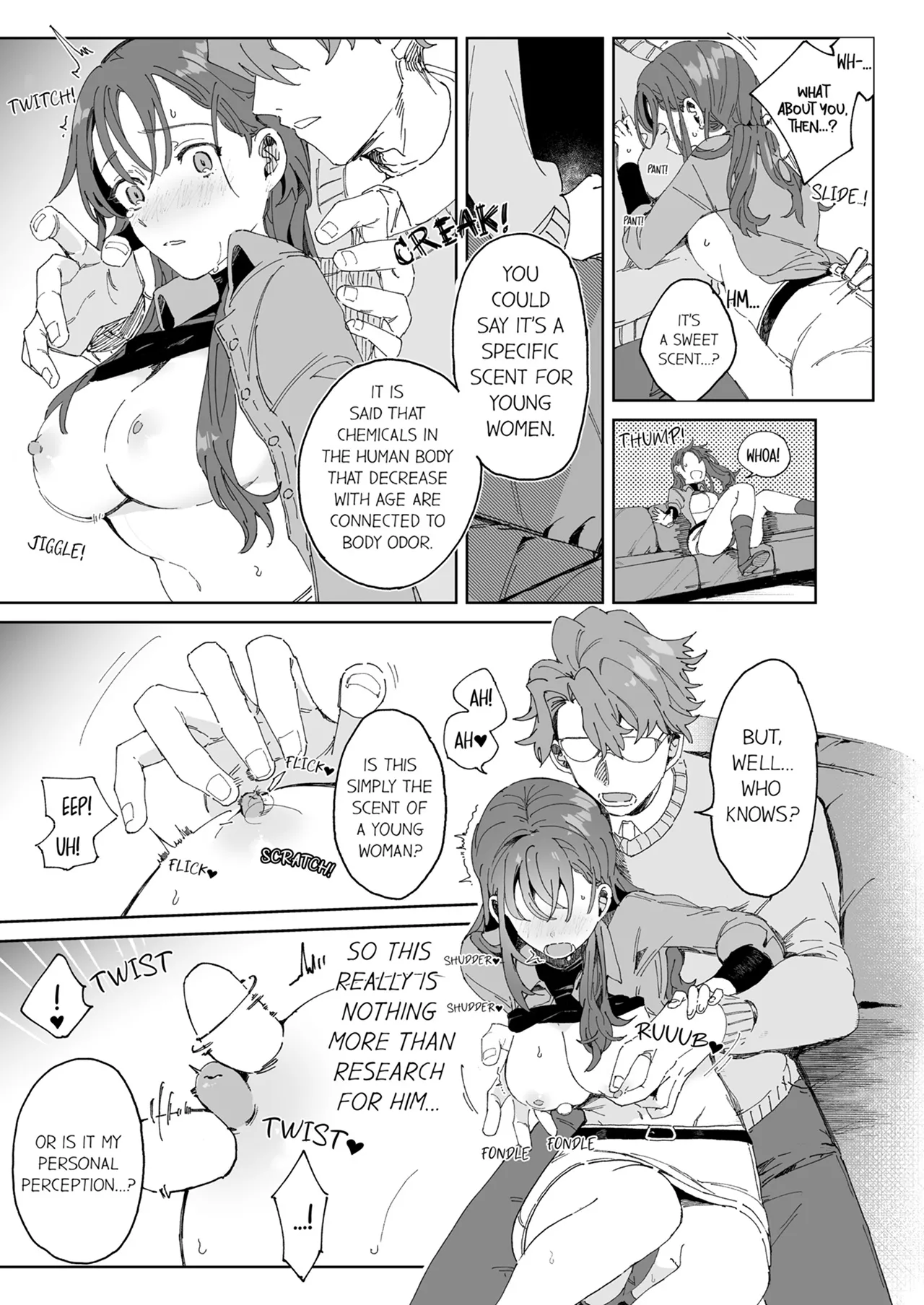 [Otsui Mikage (Otomeshi Mikage)] Kenkyuu Naiyou wa Seikan Kaihatsu!? ~Wata-chan wa Kyouju no H na Jikkendai~ | Researching Sexual Development!? -Wata Becomes Her Professor's Test Subject for Sex- Chapter 1-8 [English] 14eme image