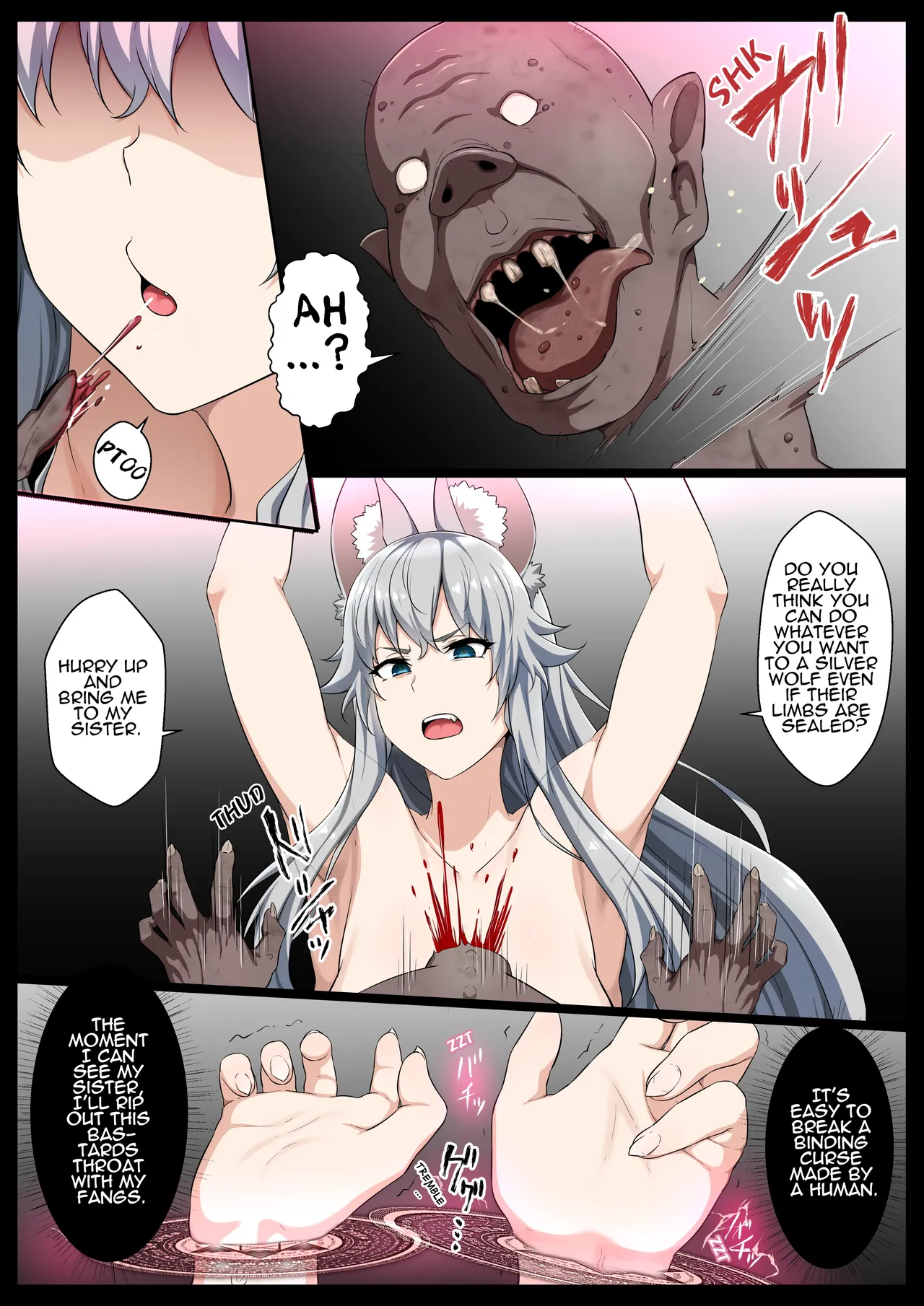 [Semakute Kurai (Kyouan)] Ochiru Ginrou ~Saiteikyuu Goblin no Nikubenki~ [ENGLISH] image number 6