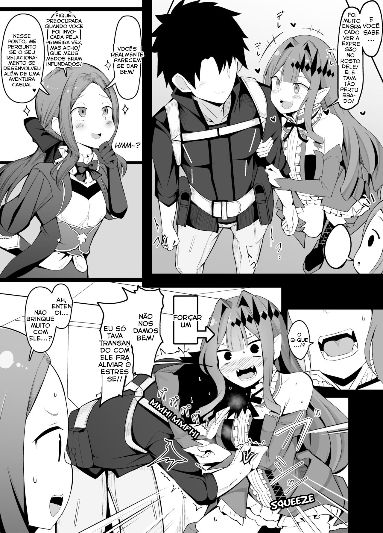 [Corundum] Deredere Shiteru no o Tanin ni Shirareru to Hazukashii Baobhan Sith-san |  Fui visto por outros sendo amoroso com Baobhan Sith-san (Fate/Grand Order) [portuguese-BR] 画像番号 1