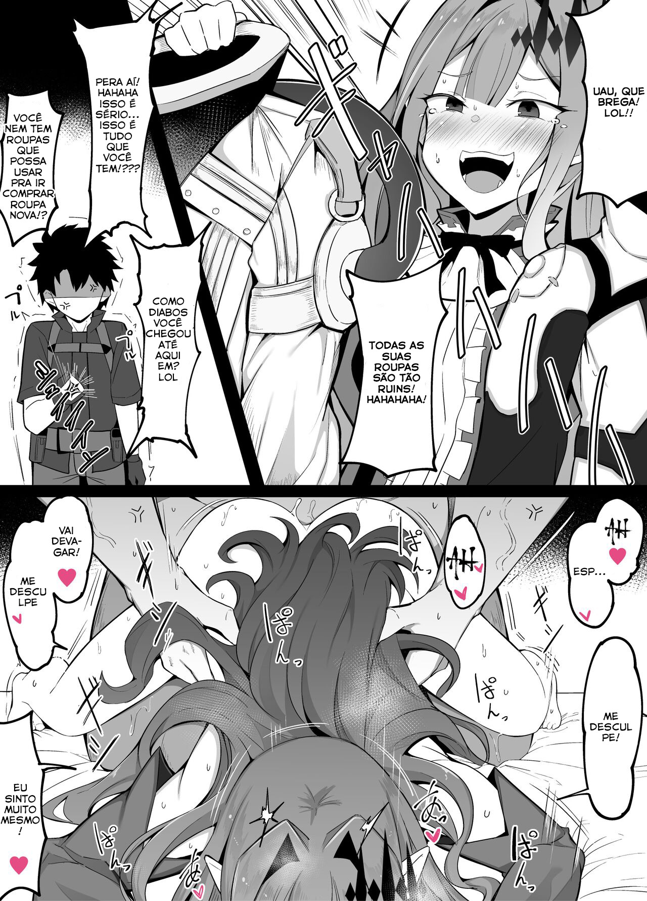 [Corundum] Master no Furete wa Ikenai Bubun o Ijitte shimau Baobhan Sith | Baobhan Sith interfere na privacidade de seu mestre (Fate/Grand Order) [Portuguese-BR] image number 3