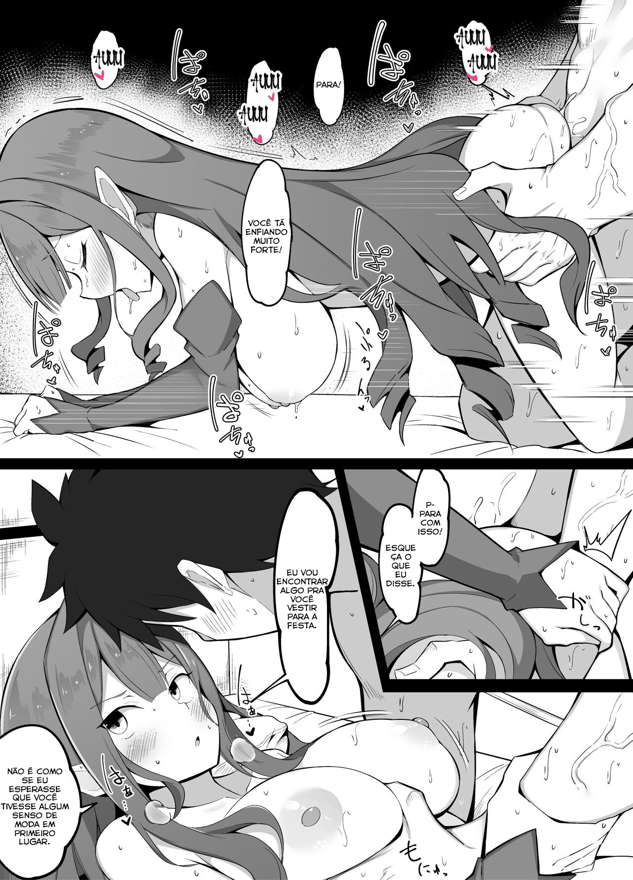 [Corundum] Master no Furete wa Ikenai Bubun o Ijitte shimau Baobhan Sith | Baobhan Sith interfere na privacidade de seu mestre (Fate/Grand Order) [Portuguese-BR] image number 4