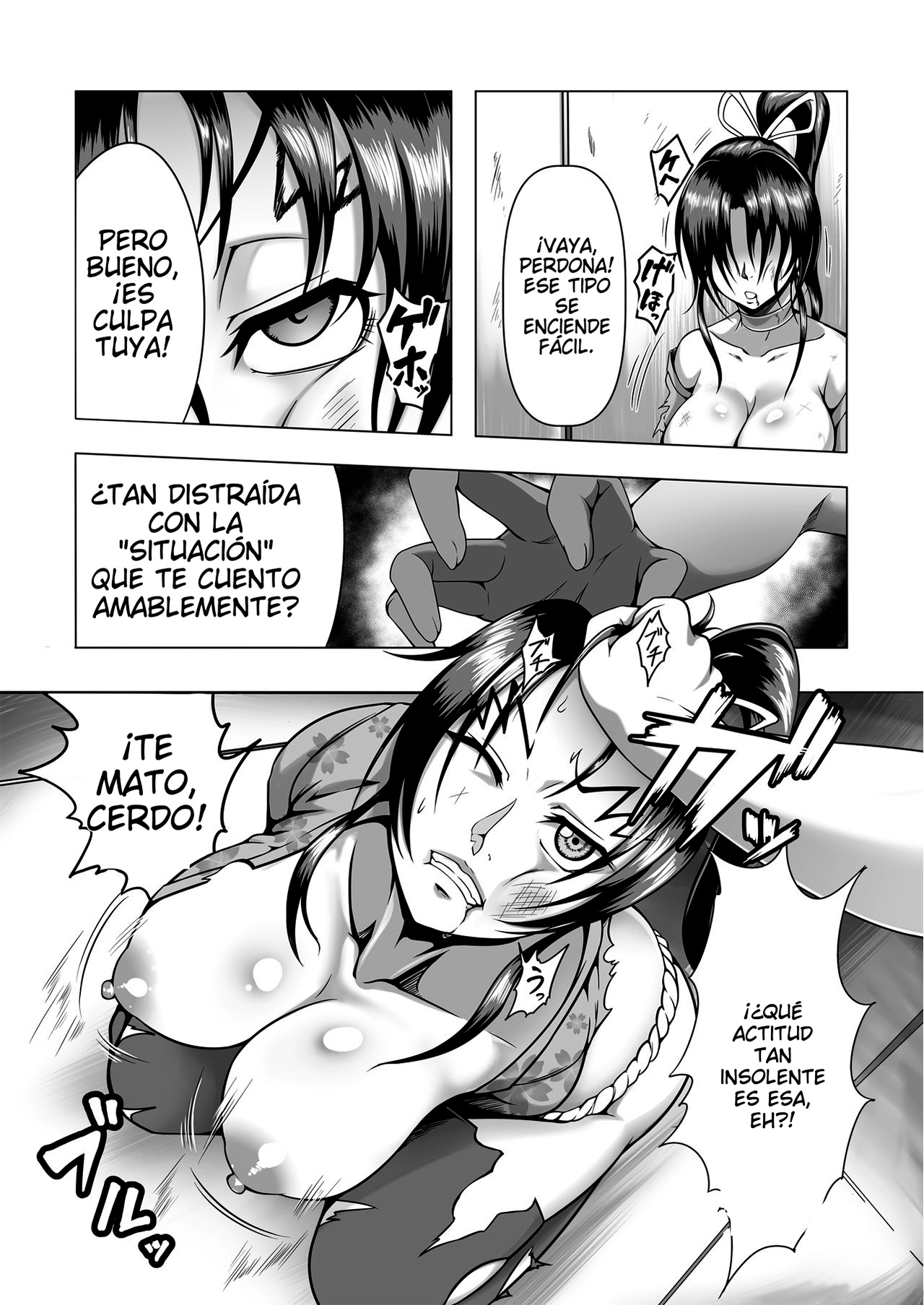 [Fishneak (Kuro Fn)] Shintogourinsan (Shijou Saikyou no Deshi Kenichi) [Spanish] [BBBAS] [Digital] numero di immagine  6