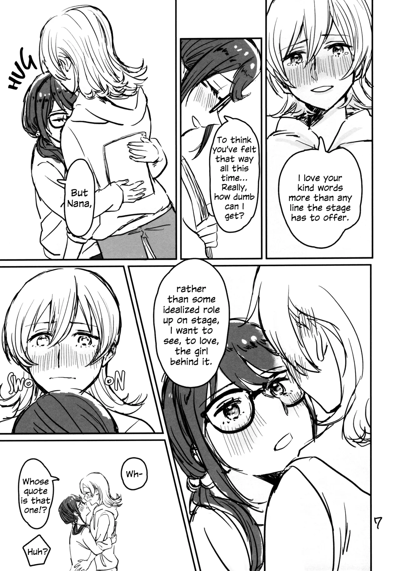 (Girls Love Festival 25) [1193 (itwo)] Kokuhaku wa "Title Mitei" | Untitled Confession (Shoujo Kageki Revue Starlight) [English] 8eme image