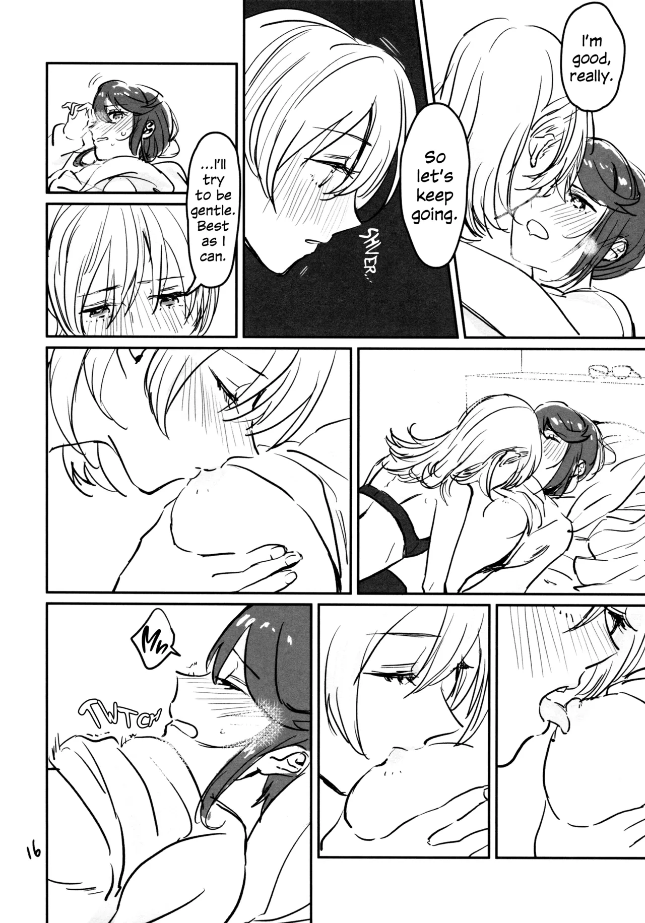 (Girls Love Festival 25) [1193 (itwo)] Kokuhaku wa "Title Mitei" | Untitled Confession (Shoujo Kageki Revue Starlight) [English] 17eme image