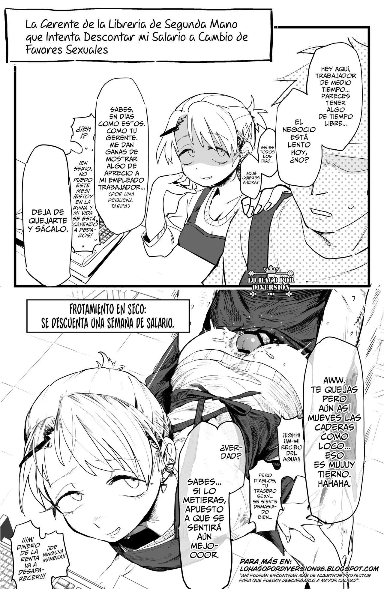 [Denki Neko (Toku)] Tenchou ga Ecchi na Koto to Hikikae ni Kyuryou o Kezuri ni Kuru!! | ¡¡¡Mi Gerente Descuenta mi Salario a Cambio de Favores Sexuales!!! [Spanish] [WOLFGANGSCAN] 이미지 번호 3