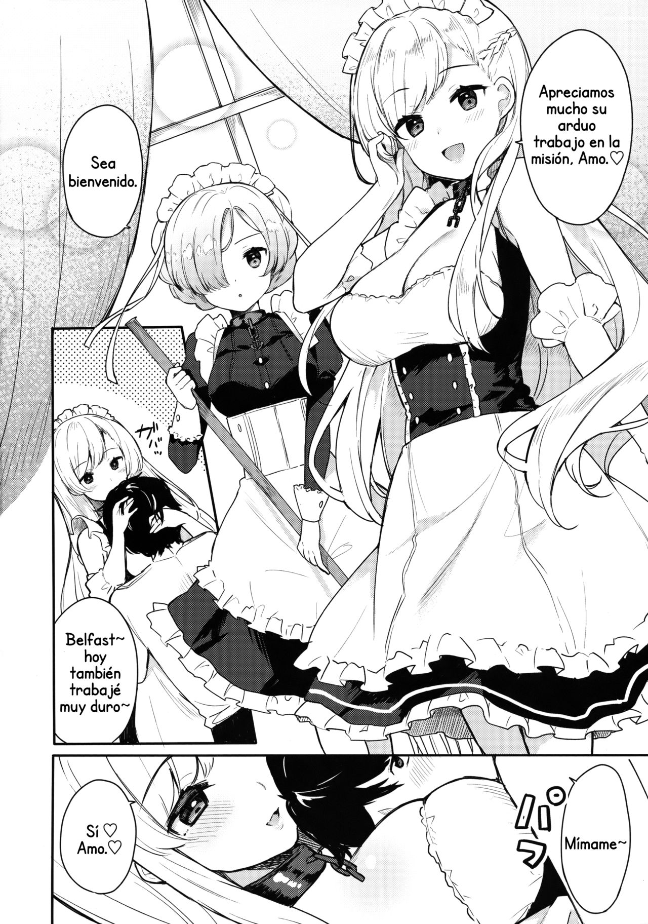 (COMIC1☆13) [Hobukuro! (Bekotarou)] Gohoushi no Itashikata. (Azur Lane) [Spanish] [Wertholz] [Decensored] numero di immagine  5