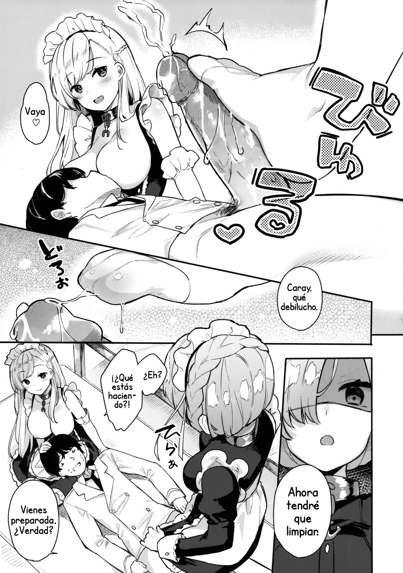 (COMIC1☆13) [Hobukuro! (Bekotarou)] Gohoushi no Itashikata. (Azur Lane) [Spanish] [Wertholz] [Decensored] numero di immagine  9