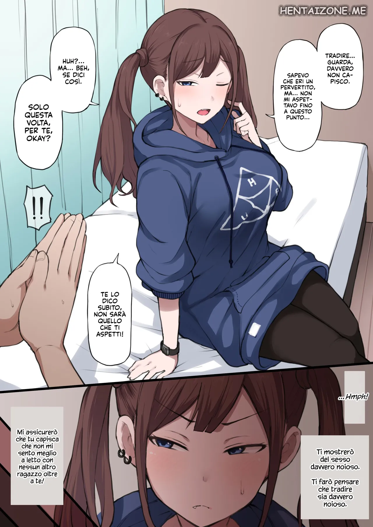 Doushia (Terasu MC)] Boku no Netorase Seiheki ni Tsukiatte kureru Kanojo | Una ragazza che gioca con il mio fetish dell'infedeltà + Prequel + CG [Italian] image number 3