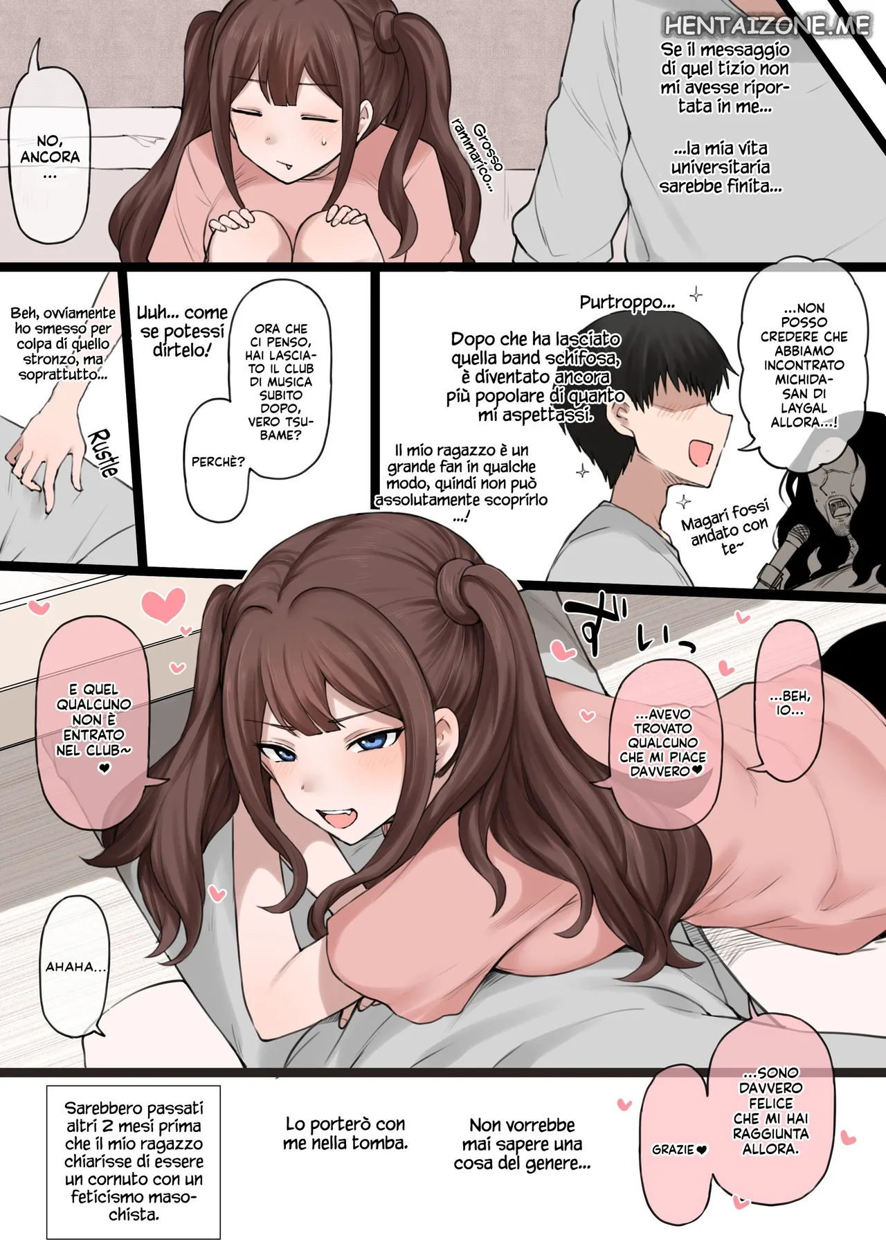 Doushia (Terasu MC)] Boku no Netorase Seiheki ni Tsukiatte kureru Kanojo | Una ragazza che gioca con il mio fetish dell'infedeltà + Prequel + CG [Italian] image number 56