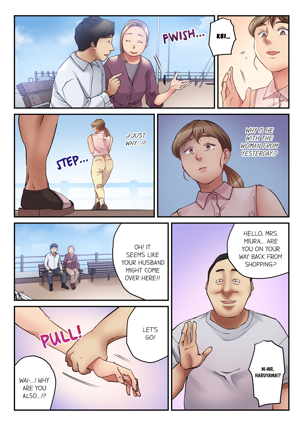 [Yamato Miyu] 'Oku-san, Yokkyuu Fumandesho?' Otto ni Barete wa Ikenai Yarisugi Nenchaku SEX | "Missus, Are You Sexually Frustrated?" Excessive, Demanding Sex That the Husband Can't Know About Chapter 1-12 [English] 图片编号 76