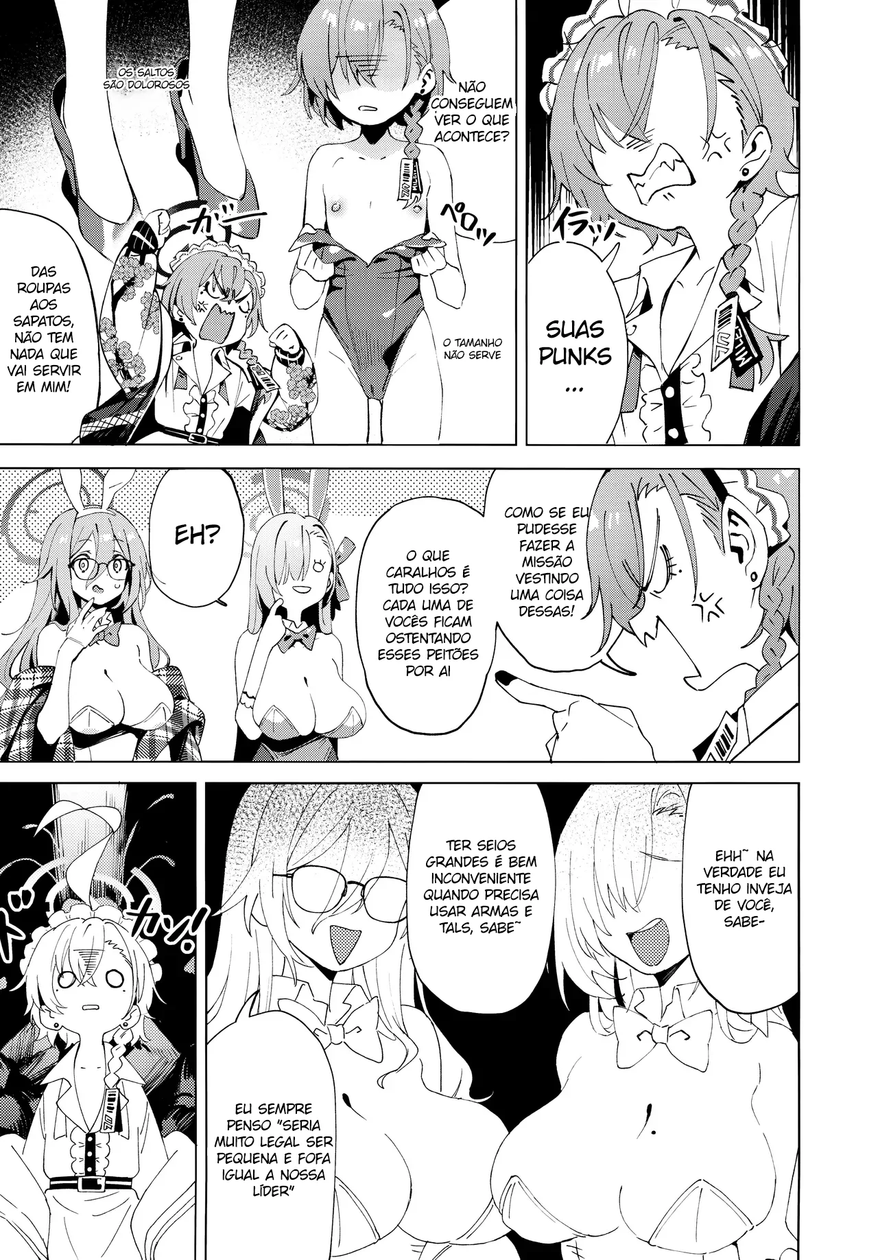 [Kuni no Kuni (Kuni-kun)] Honto wa Neru-chan mo Kawaiku Naritai! - In fact, Nell Chan wants to be pretty too! (Blue Archive) [Portuguese-BR] [Digital] 图片编号 5