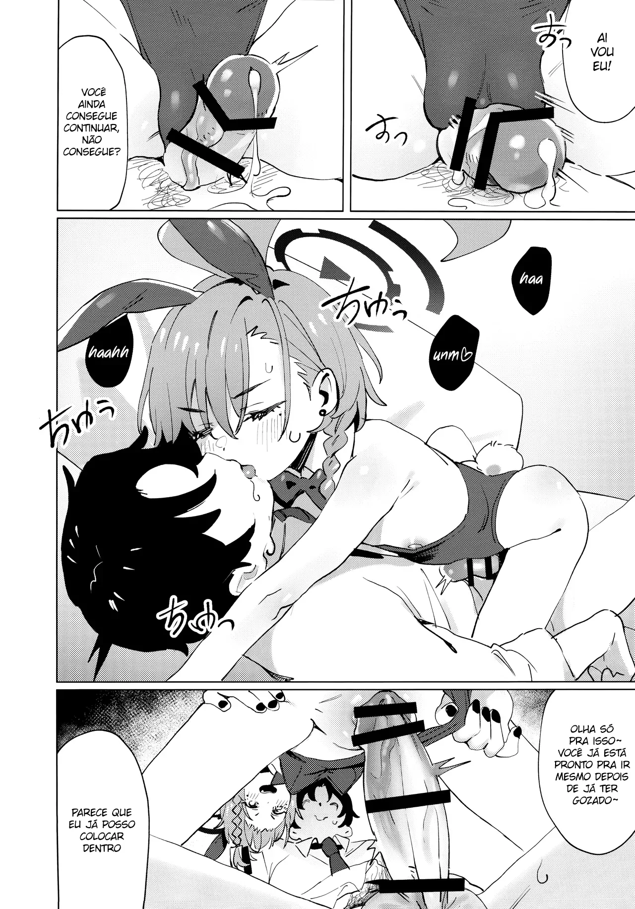 [Kuni no Kuni (Kuni-kun)] Honto wa Neru-chan mo Kawaiku Naritai! - In fact, Nell Chan wants to be pretty too! (Blue Archive) [Portuguese-BR] [Digital] 图片编号 20