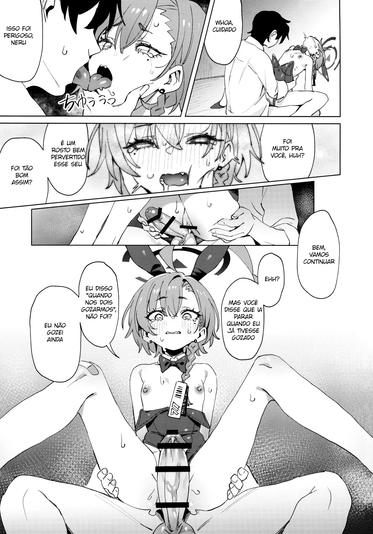 [Kuni no Kuni (Kuni-kun)] Honto wa Neru-chan mo Kawaiku Naritai! - In fact, Nell Chan wants to be pretty too! (Blue Archive) [Portuguese-BR] [Digital] 图片编号 27