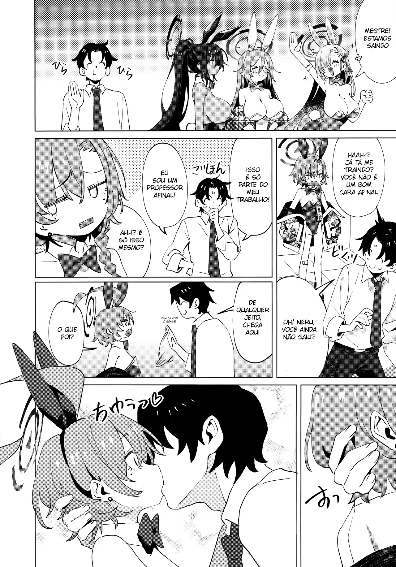 [Kuni no Kuni (Kuni-kun)] Honto wa Neru-chan mo Kawaiku Naritai! - In fact, Nell Chan wants to be pretty too! (Blue Archive) [Portuguese-BR] [Digital] 图片编号 34