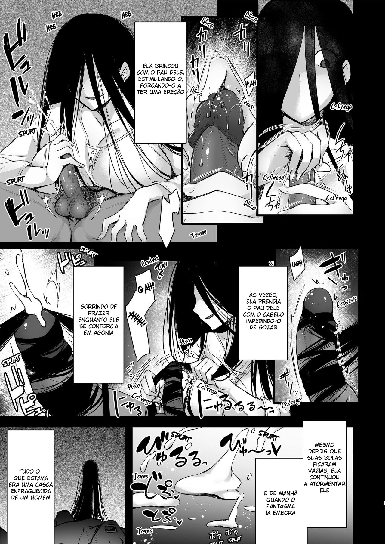 [Himeya (Abe Inori)] Rental Tanetsuke Oji-san Ghost ~Tera Umare no Tanetsuke Oji-san, Yuurei to Nonstop Hame Jorei~ [Portuguese-BR] [Digital] imagen número 4