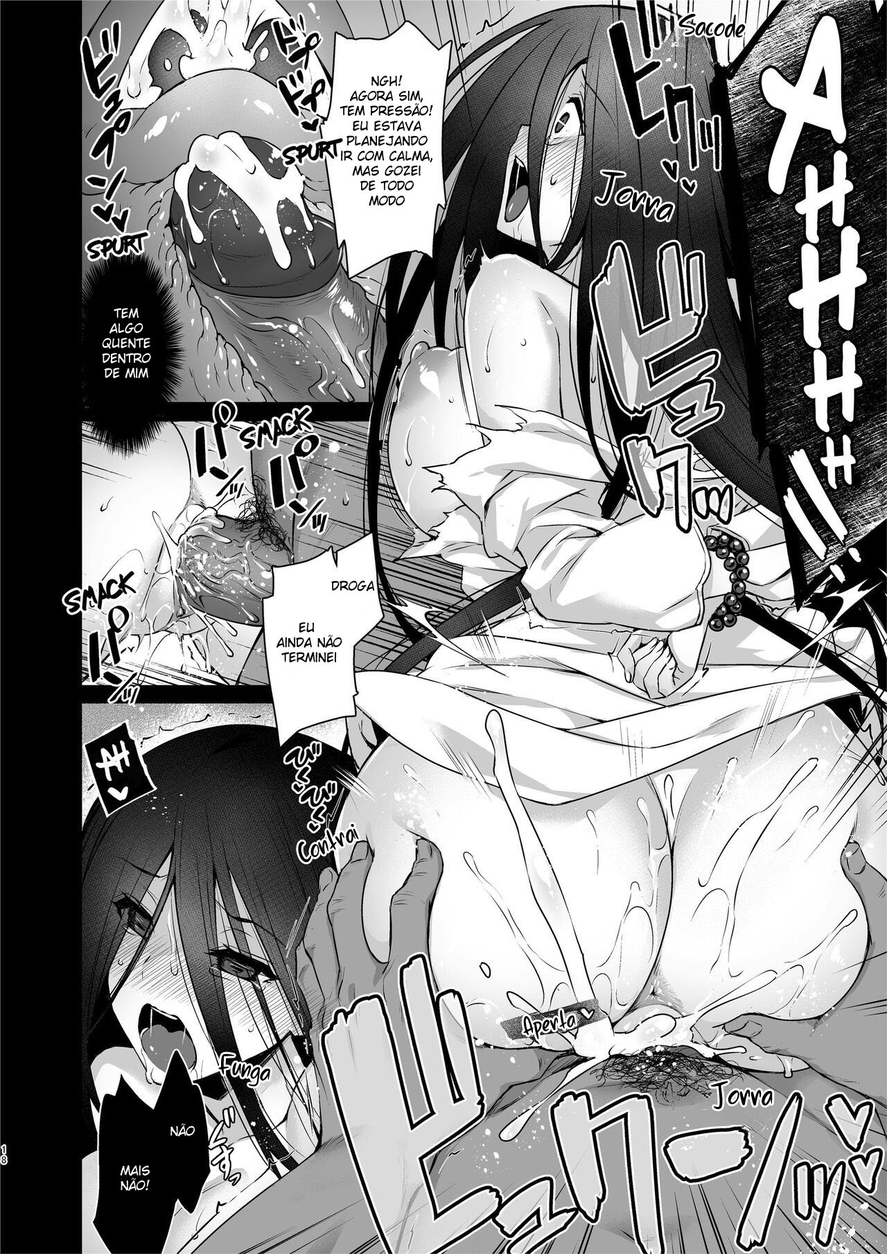 [Himeya (Abe Inori)] Rental Tanetsuke Oji-san Ghost ~Tera Umare no Tanetsuke Oji-san, Yuurei to Nonstop Hame Jorei~ [Portuguese-BR] [Digital] imagen número 17