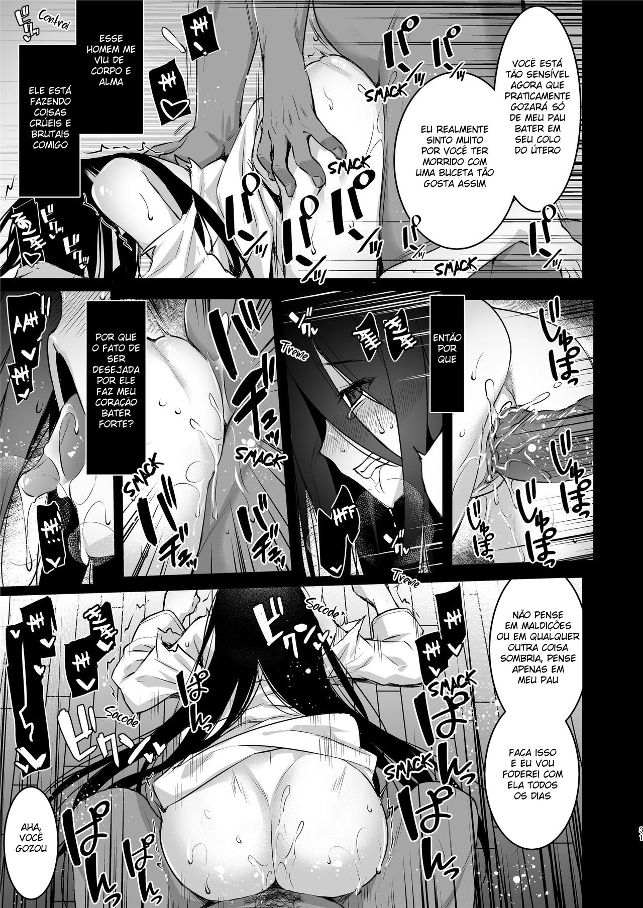 [Himeya (Abe Inori)] Rental Tanetsuke Oji-san Ghost ~Tera Umare no Tanetsuke Oji-san, Yuurei to Nonstop Hame Jorei~ [Portuguese-BR] [Digital] imagen número 30