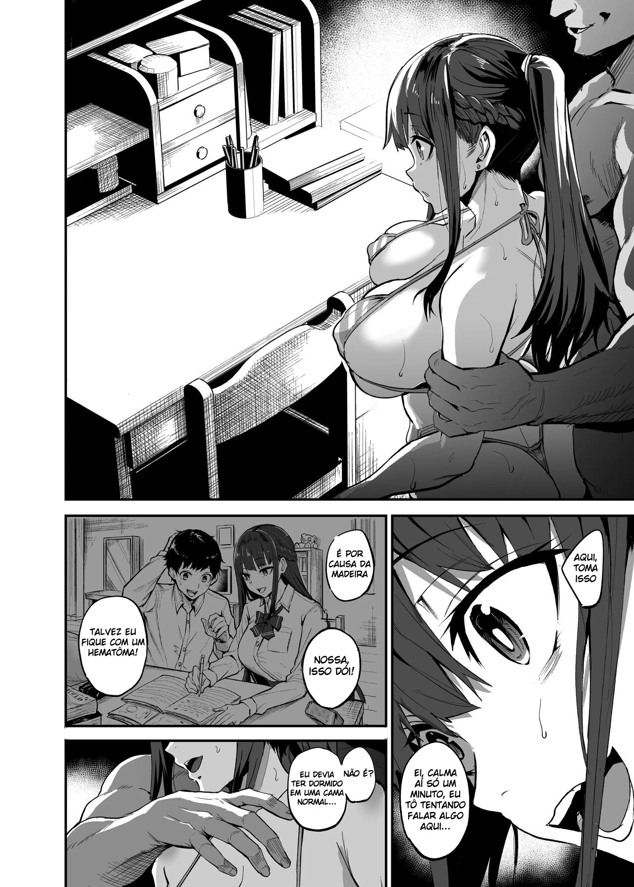[Dramus] Kanojo ga Gaikokujin ni Netorareru Manga Ouchi Fuck Hen [Portuguese-BR] Bildnummer 39