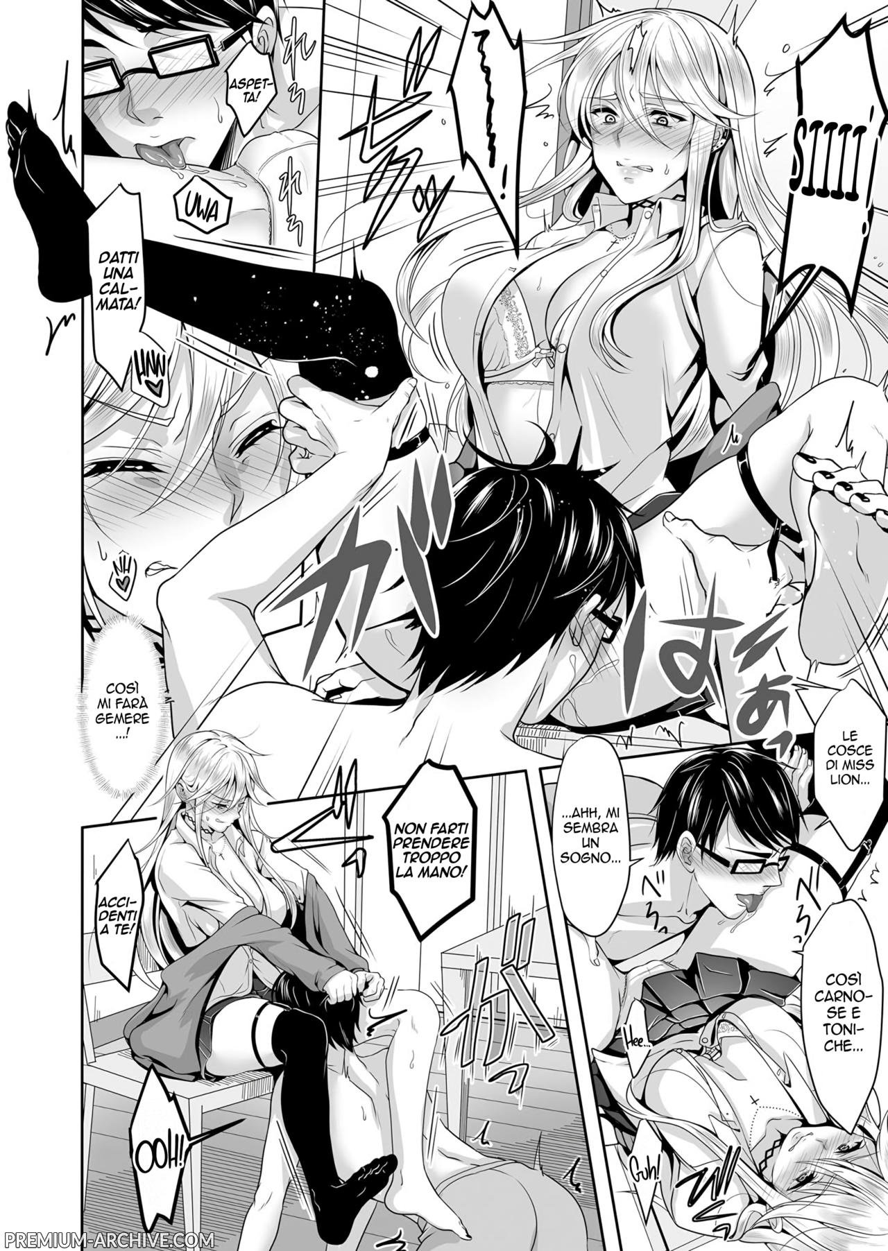 [Naganeko] Do-S Yankee JK to Do-M Hentai Teacher | Studentessa Yankee S vs Professore Pervertito M (COMIC Grape Vol. 38) [Italian] изображение № 8