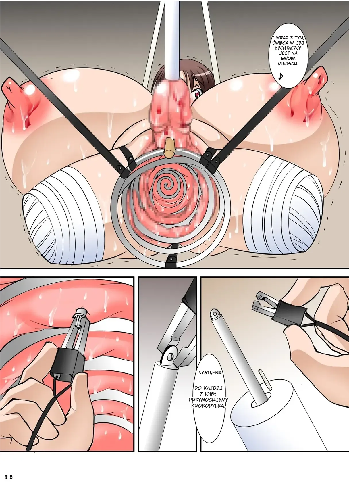 [Algolagnia (Mikoshiro Honnin)] Shishi Setsudan Shoujo Goumon Gyakutai-kan no Maid-san 2 [polski] 이미지 번호 32