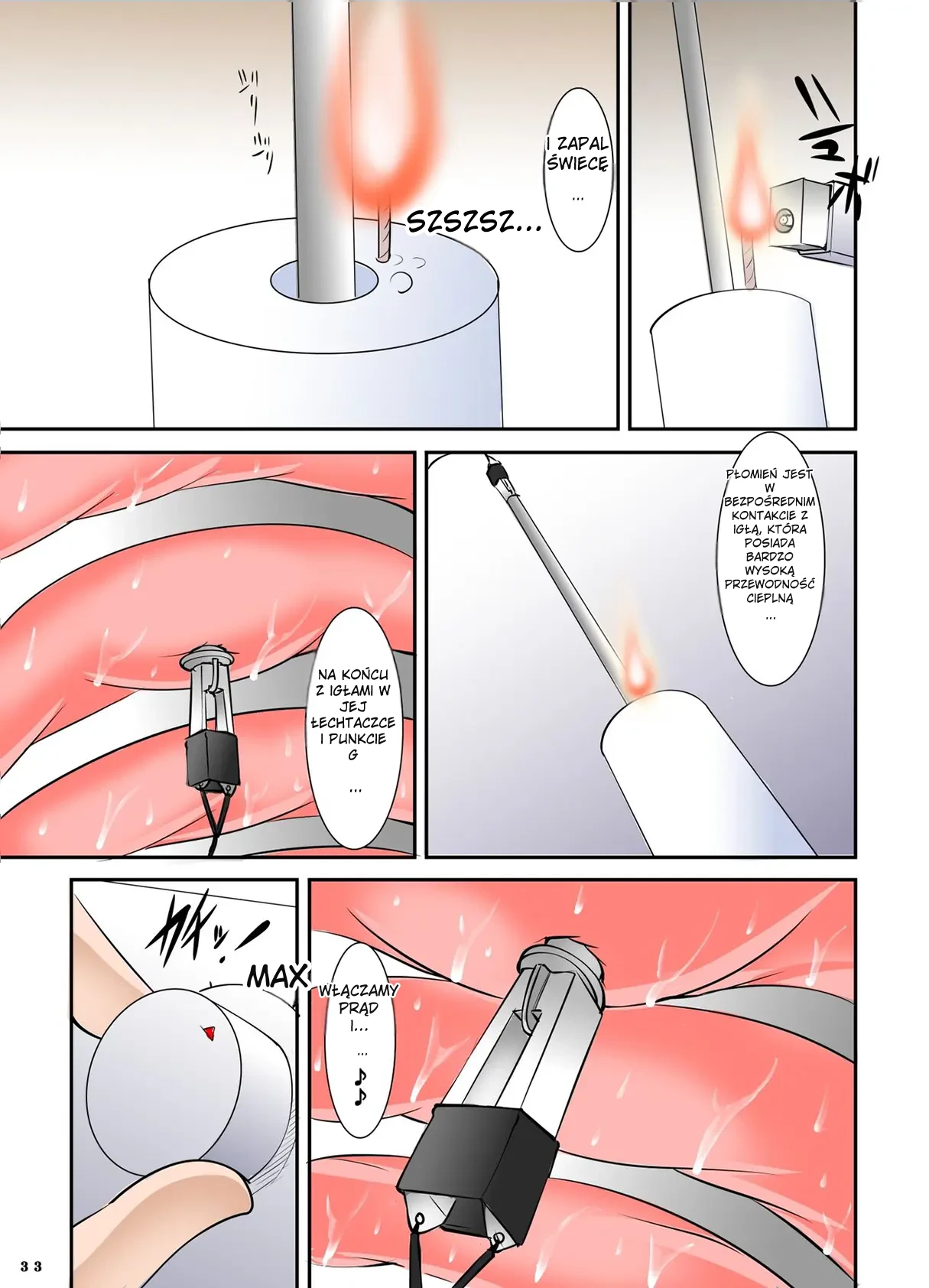 [Algolagnia (Mikoshiro Honnin)] Shishi Setsudan Shoujo Goumon Gyakutai-kan no Maid-san 2 [polski] 이미지 번호 33