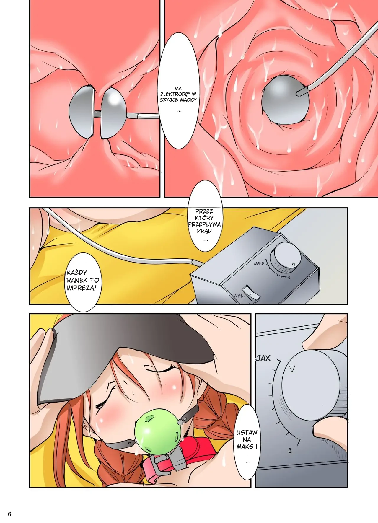 [Algolagnia (Mikoshiro Honnin)] Shishi Setsudan Shoujo Goumon Gyakutai-kan no Maid-san 1 [polski] image number 6