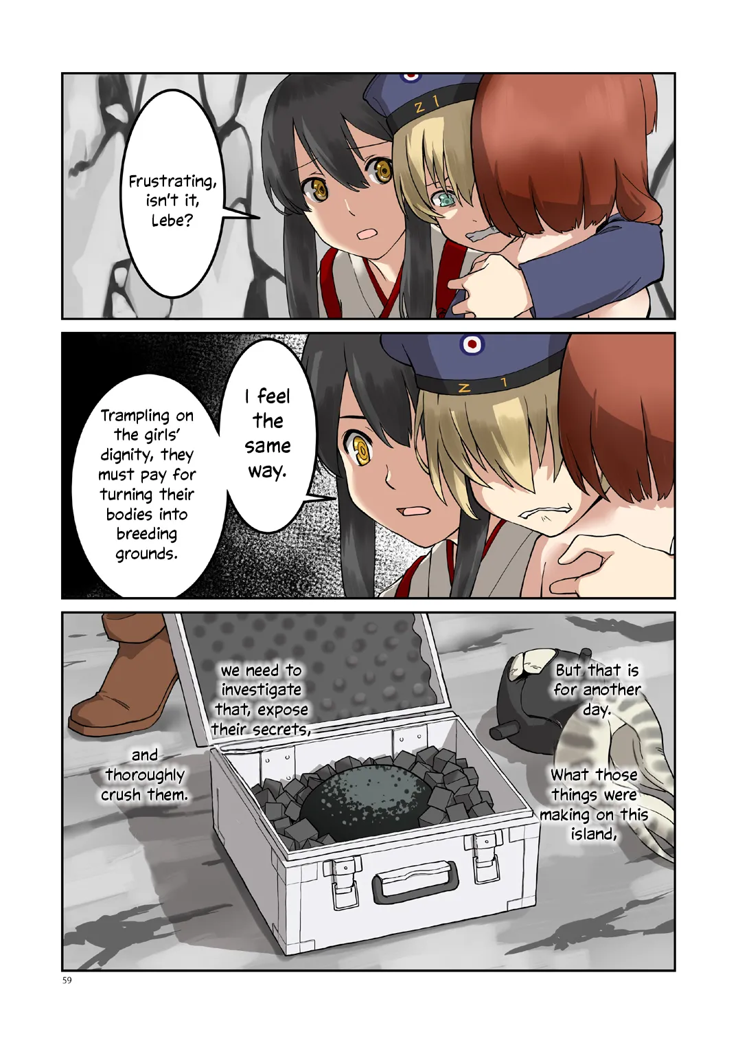 [Megane Gaikotsu (Kumagawa Yuuichi)] Seikyou Shinshoku 3 | Spermatophore Encroachment 3 (Kantai Collection -KanColle-) [English] [EHCOVE] 이미지 번호 59