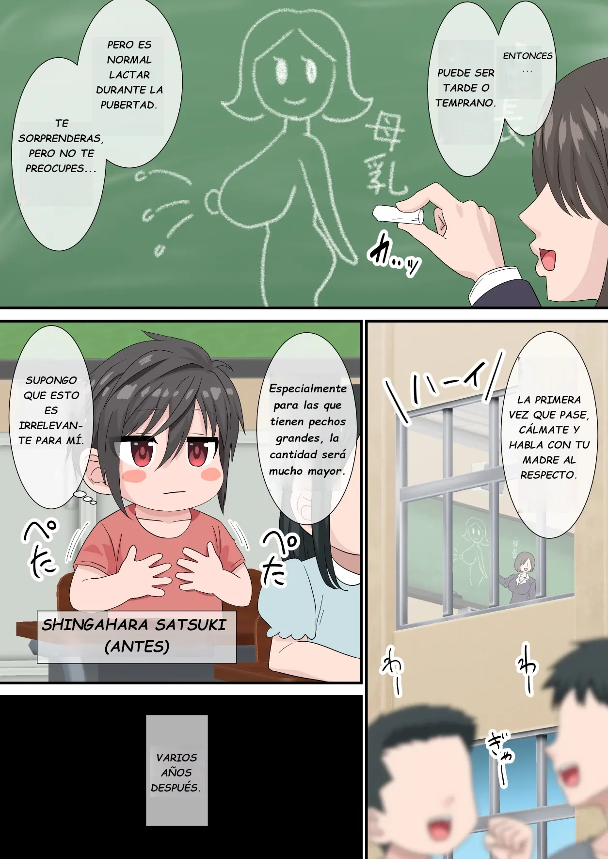 [PO Buyuu (Nagi Ichi)] Sakunyuu kara Hajimaru Seishun ~Volley-bu Shushou to Manager no Baai~｜La Juventud Empienza con el Ordeño ~El Caso de la Capitana del Equipo de Voleibol y El Mánager~ [Spanish] [Darius] image number 2