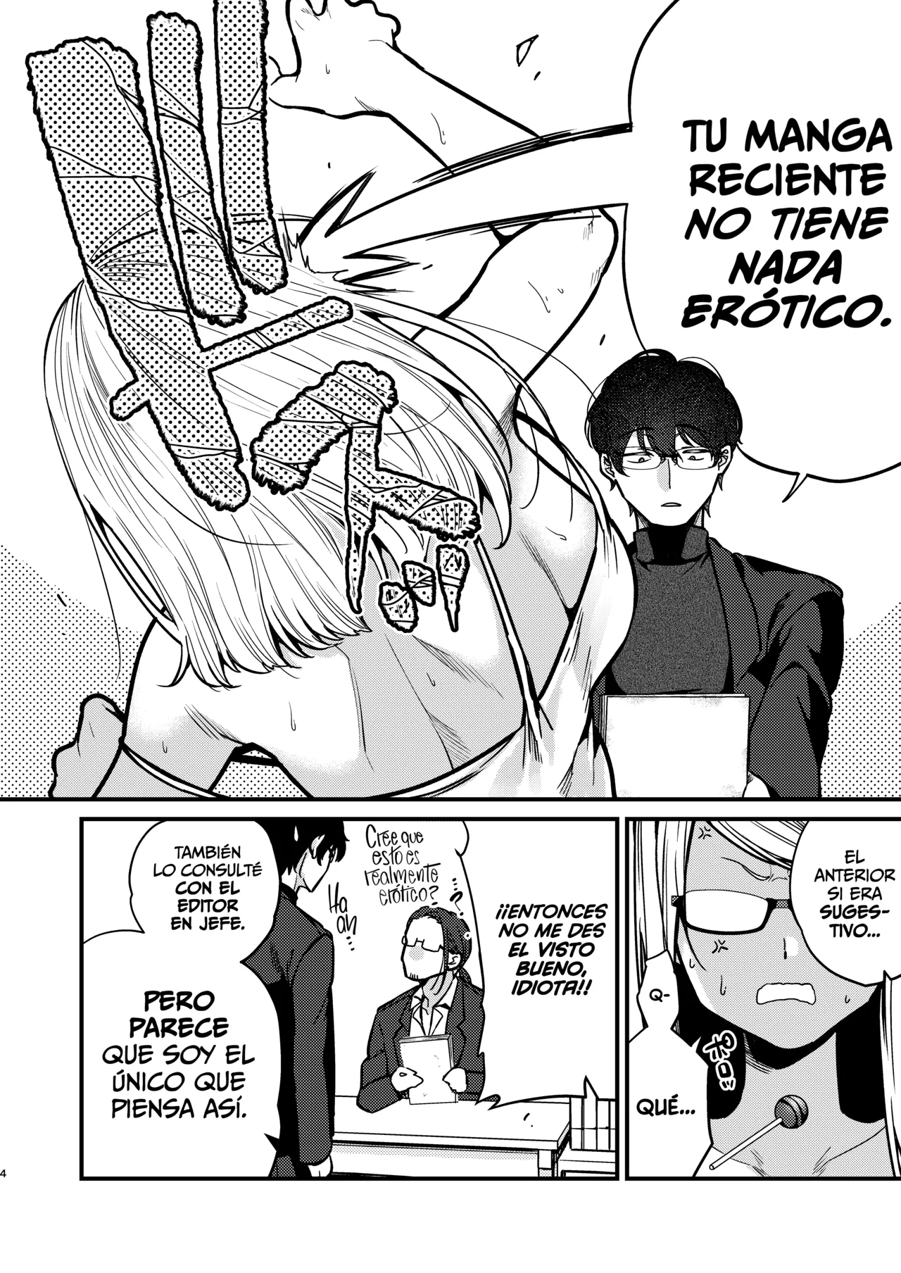 [Anmitsutei (Kibi Anmitsu)] Ero Mangaka-san to Henshu-kun | La Artista de Ero-manga y el Chico Editor [Spanish] [EromegameTT y A.W. SCAN] 画像番号 5