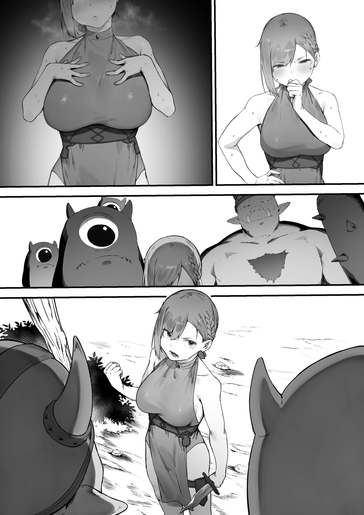 [Nigiri Usagi] Hen na Soubi no Sei de O◯nko Kowareteshimatta de wa Nai ka! 1-4 [Textless] imagen número 12