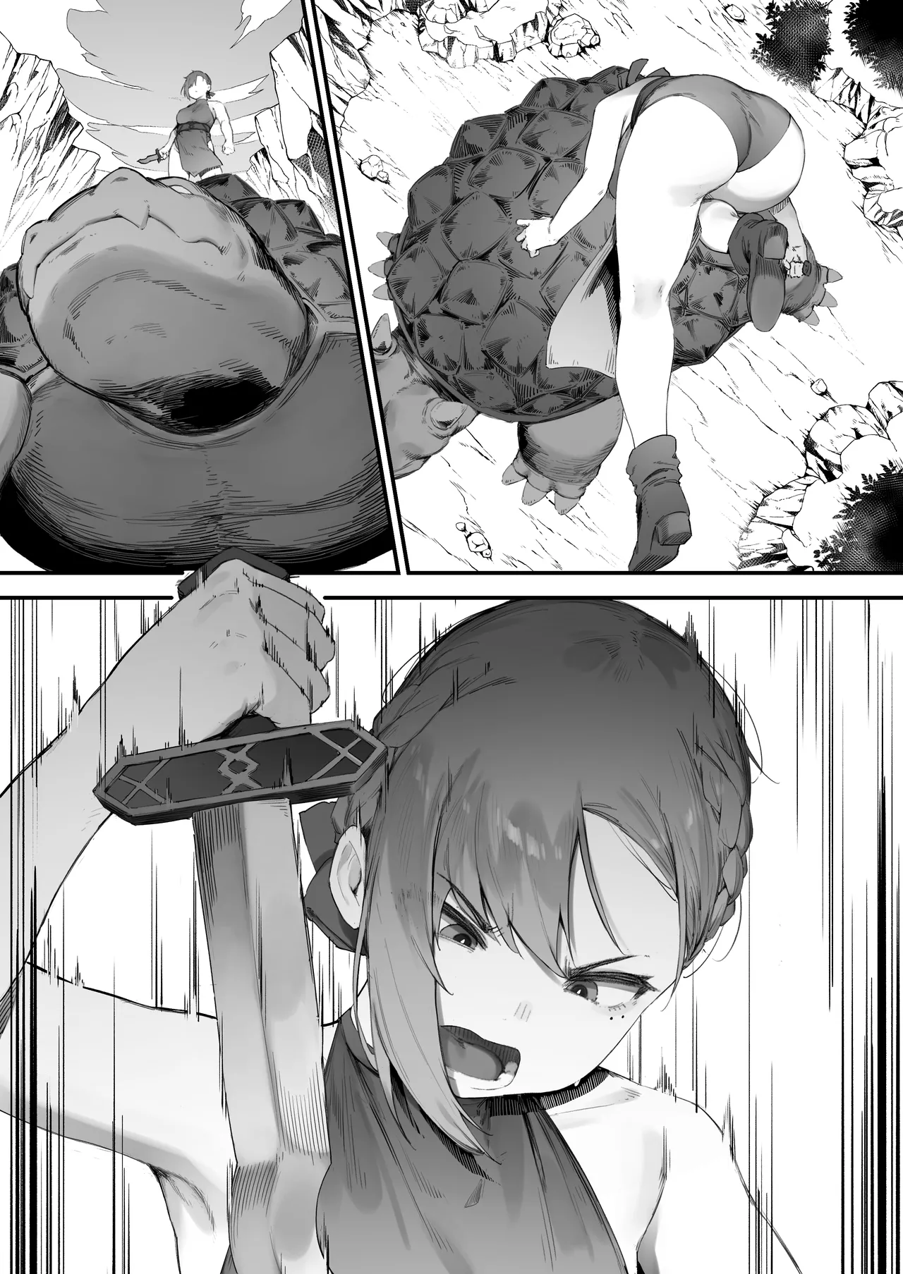 [Nigiri Usagi] Hen na Soubi no Sei de O◯nko Kowareteshimatta de wa Nai ka! 1-4 [Textless] imagen número 20