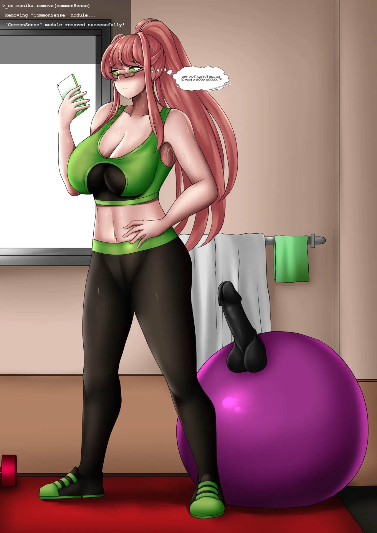 [Gen-kun] Monika Misadventures (Doki Doki Literature Club) [English] [Parody] image number 1