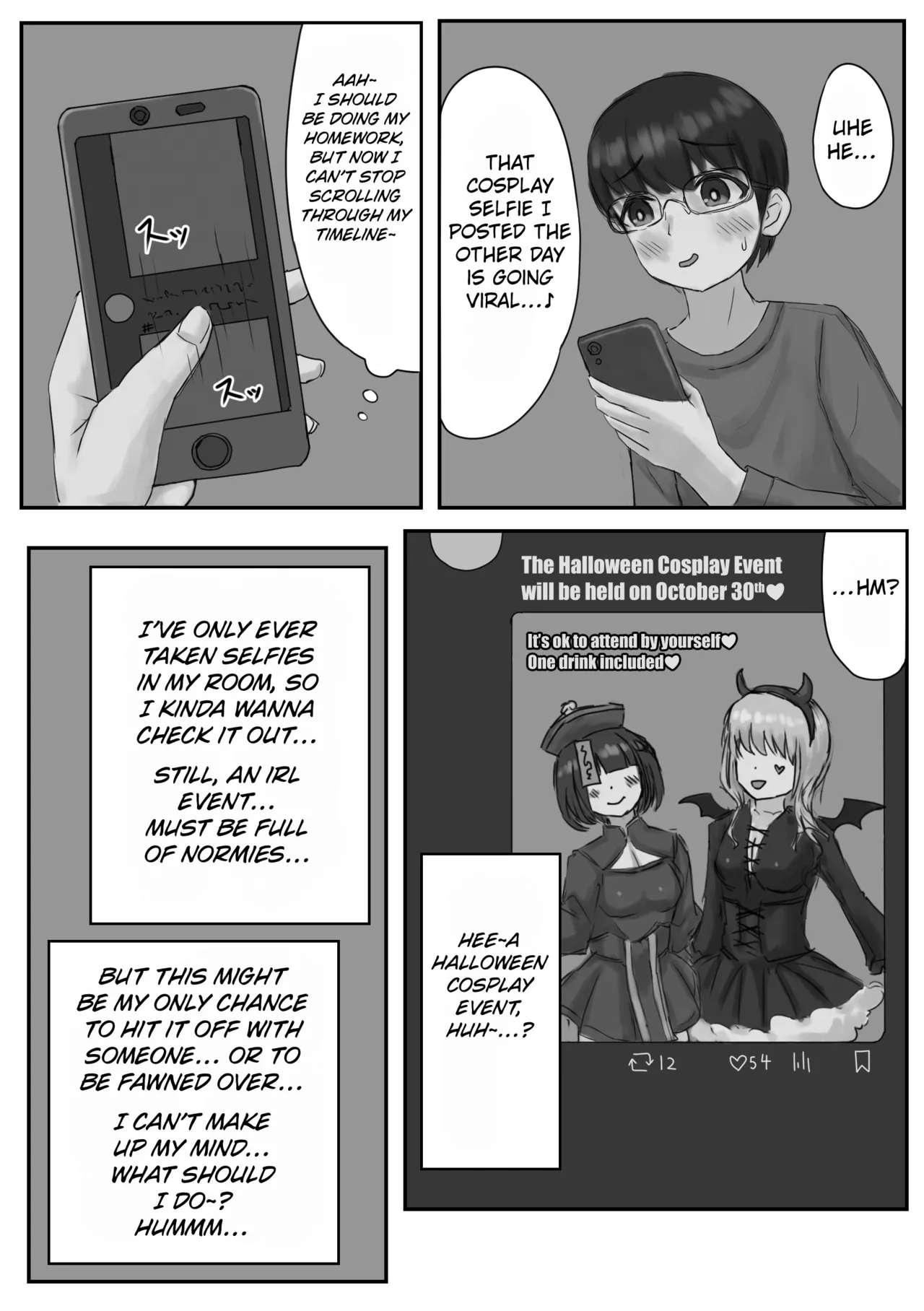 [Kousaten] Bunny Josou Danshi ga Succubus Cos no Futanari-tachi ni Mazo Onaho ni Sarechau Hanashi [English] [Kuraudo] изображение № 3